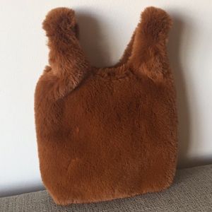 Hat Attack Faux Fur Small Bag